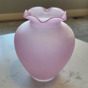 Rueven Vintage Swirl Vase Pink Rare